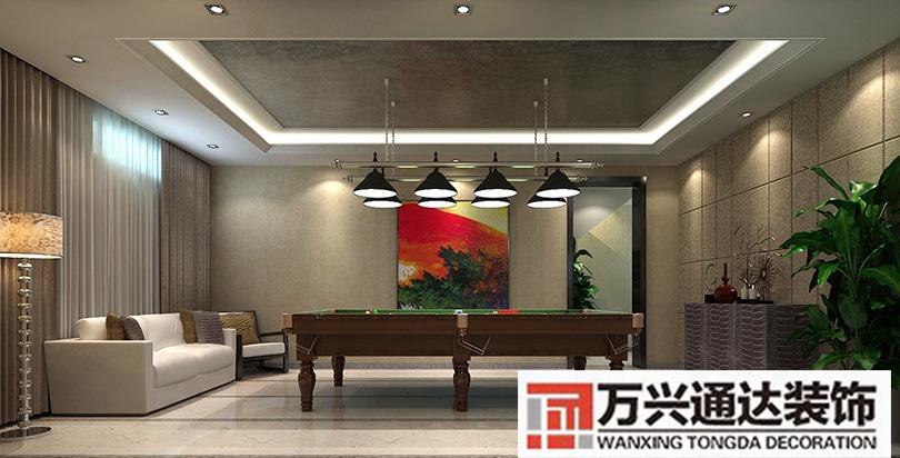 臺(tái)球室裝修高清效果圖簡(jiǎn)約臺(tái)球廳簡(jiǎn)約裝修效果圖片